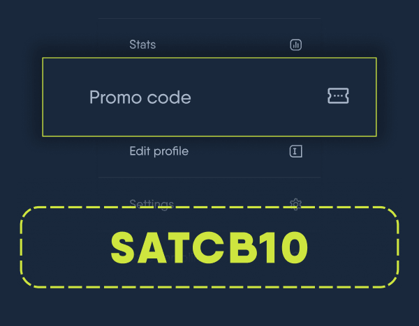 Enter Promo code SATCB10